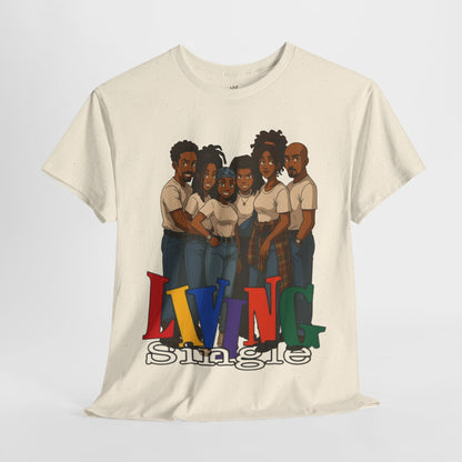 'Living Single' - Nostalgic TV Show T-Shirt for Fans