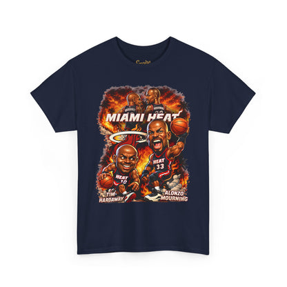 Miami Heat Retro Players Graphic Tee — Vintage Basketball Fan Shirt