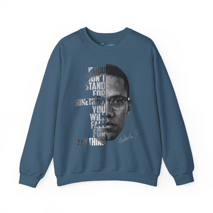 Malcolm X Quote Crewneck Sweatshirt