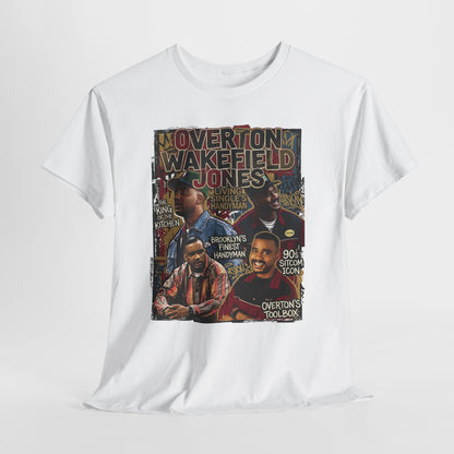 Vintage Living Single Collage T‑Shirt — Overton Wakefield Jones Graphic Tee