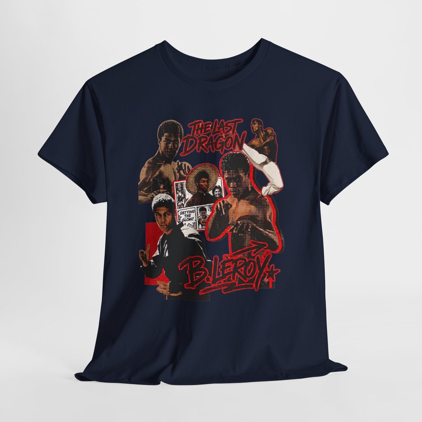 The Last Dragon Collage Tee — Retro Martial Arts Movie Poster T-Shirt