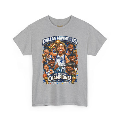 Dallas Mavericks Champions Tee – “We Are The Champions” Basketball Fan Shirt