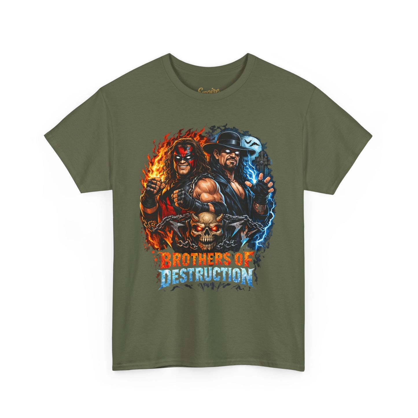 Brothers of Destruction Tee — Retro Wrestling Graphic Shirt