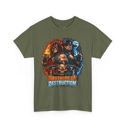 Brothers of Destruction Tee — Retro Wrestling Graphic Shirt