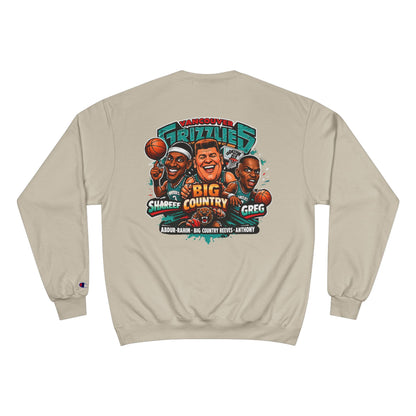 Grizzlies Big Country Crewneck Sweatshirt — Retro Basketball Mascot Tee