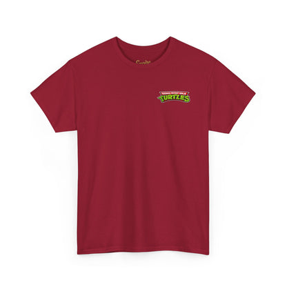 Teenage Mutant Ninja Turtles Graphic Tee — Retro Comic Backprint