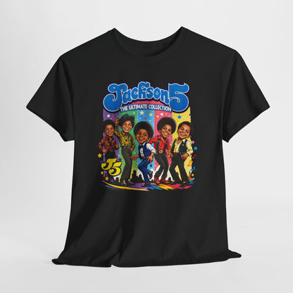 Jackson 5 Retro Graphic Tee — 'The Ultimate Collection' Vintage Band T-Shirt