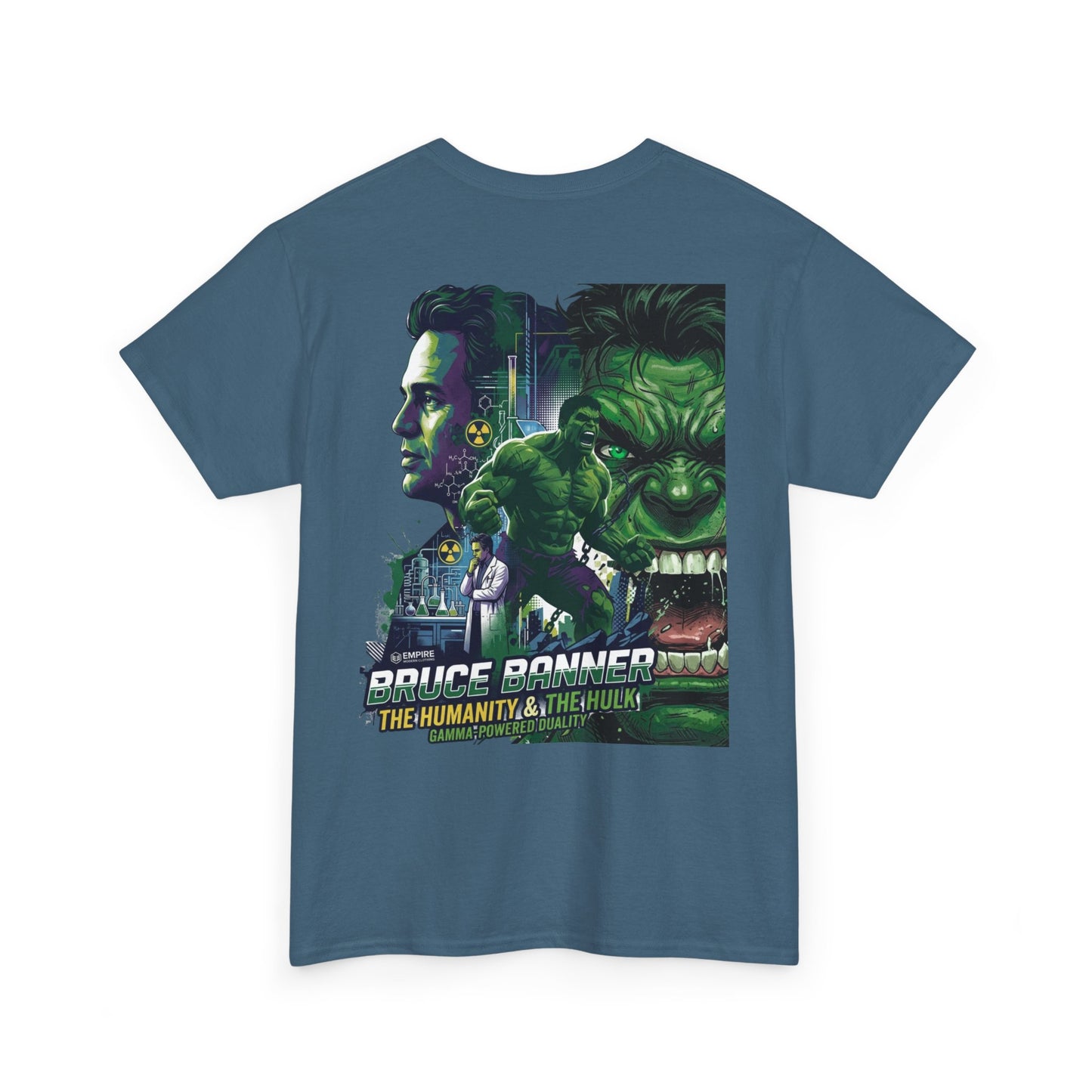 Hulk Graphic Tee — Bruce Banner Movie Poster Back Print