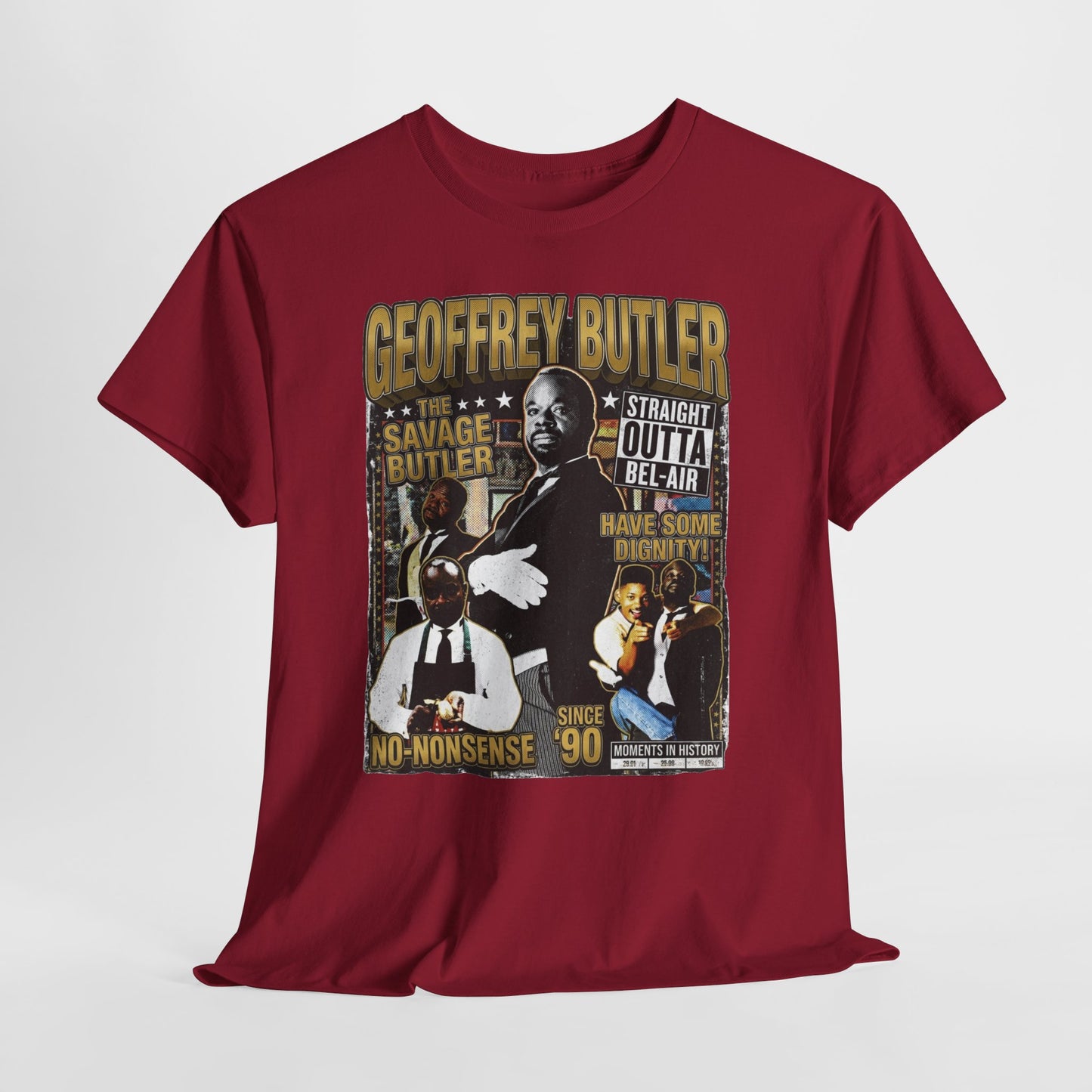 Geoffrey Butler Graphic Tee — "Savage Butler" Vintage Sitcom Tribute T-Shirt