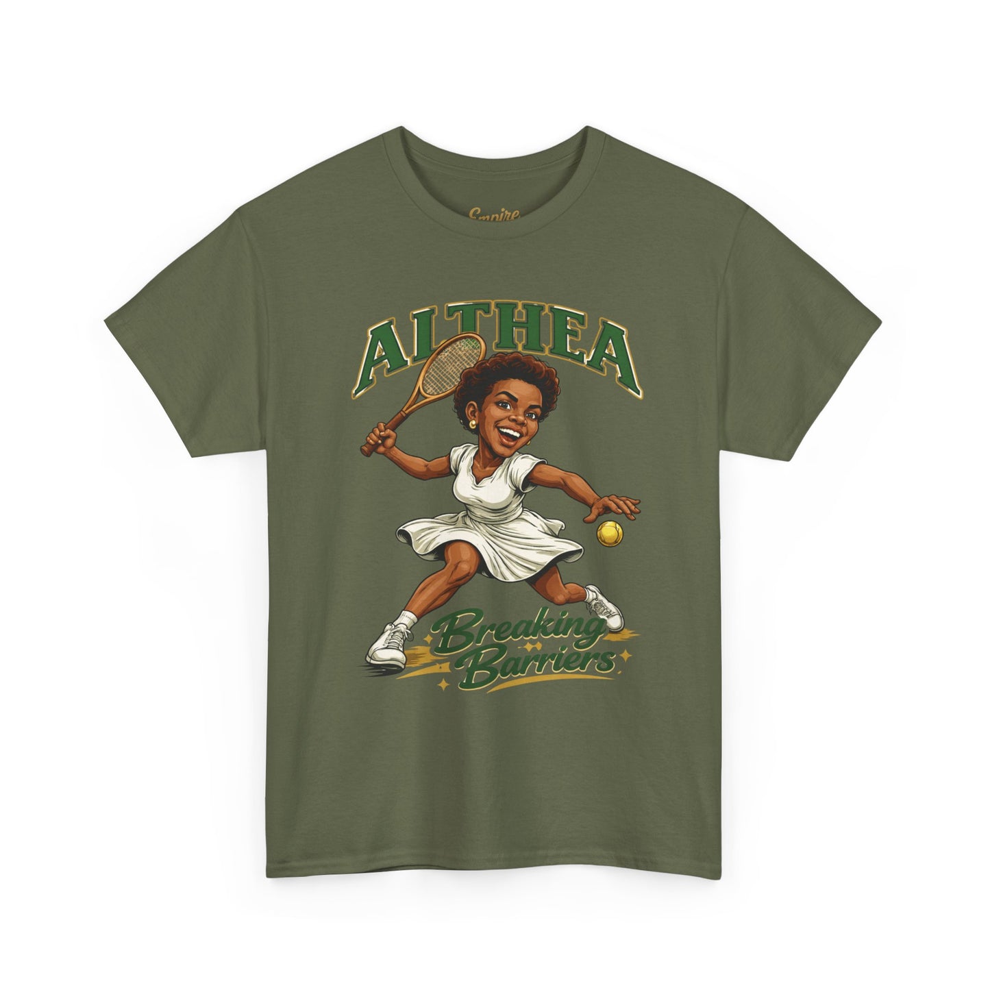 Althea Gibson 'Breaking Barriers' Tennis T-Shirt — Vintage Grand Slam Champion Tribute