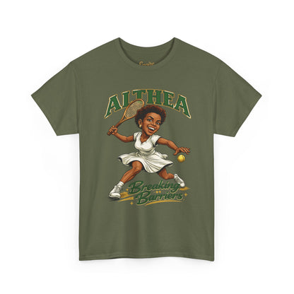 Althea Gibson 'Breaking Barriers' Tennis T-Shirt — Vintage Grand Slam Champion Tribute