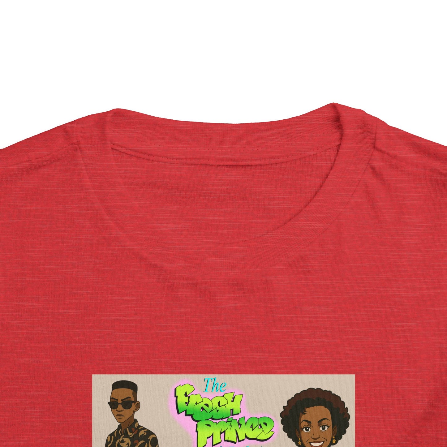 Cool Fresh Prince Cartoon Family Toddler Tee, Fun Kids T-Shirt, Unique Gift for Birthdays, Family Reunion, Playdate Outfit, Everyday Wear