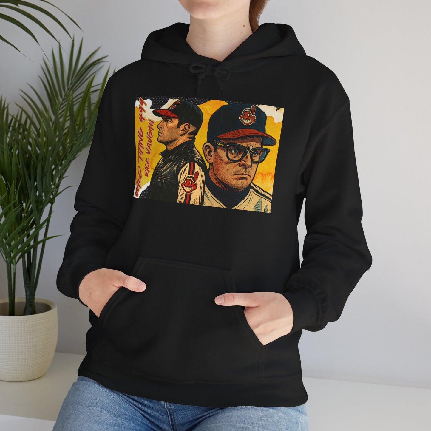 "Wild Thing "Vintage Style Unisex Hoodie with Iconic Film Design | Cozy Sweatshirt for Movie Lovers, Perfect Gift for Birthdays, Nostalgic Apparel