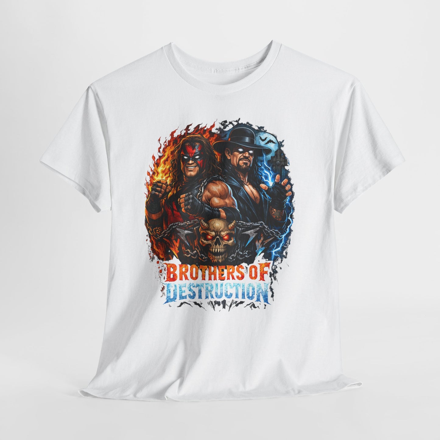 Brothers of Destruction Tee — Retro Wrestling Graphic Shirt