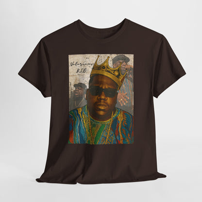 Retro Biggie Smalls Hip-Hop Icon Unisex Heavy Cotton Tee