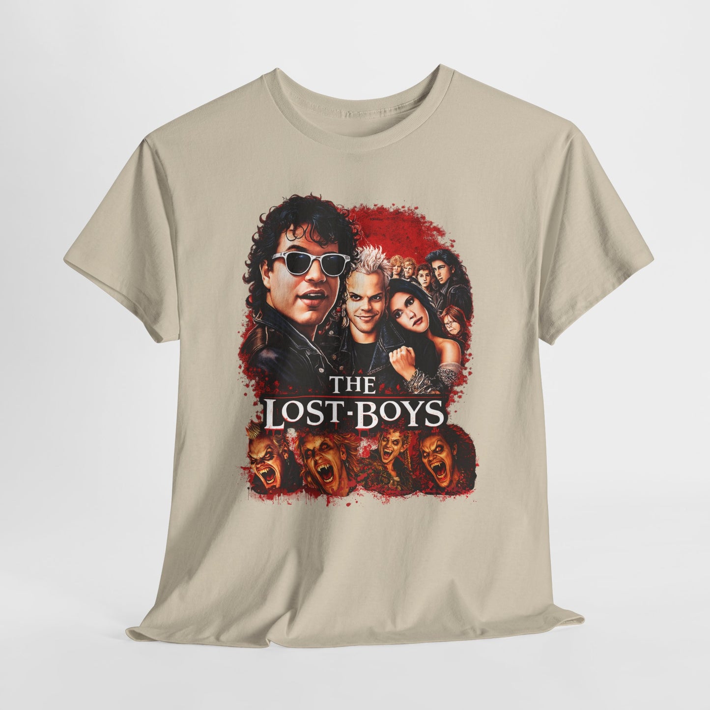 The Lost Boys Movie Poster Tee — Retro 80s Vampire Graphic T-Shirt