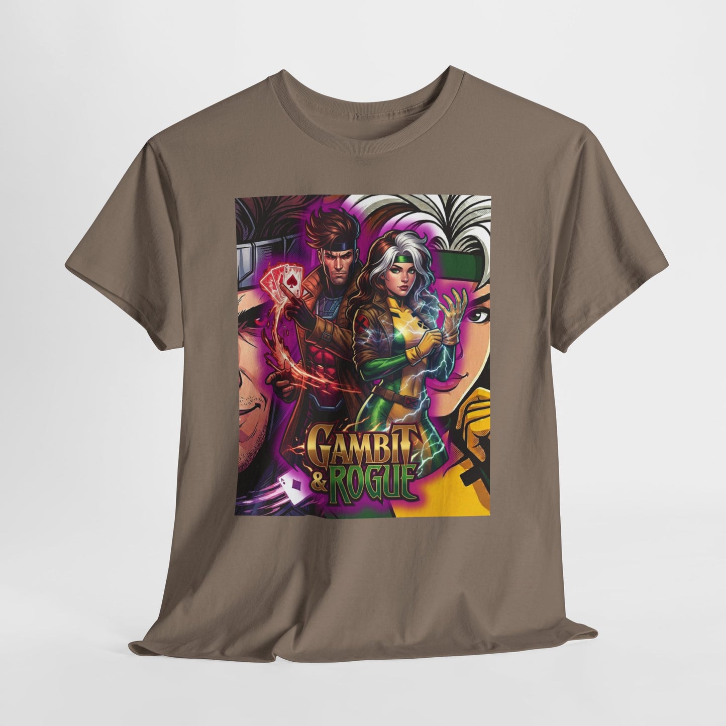 Gambit & Rogue Comic Art T-Shirt