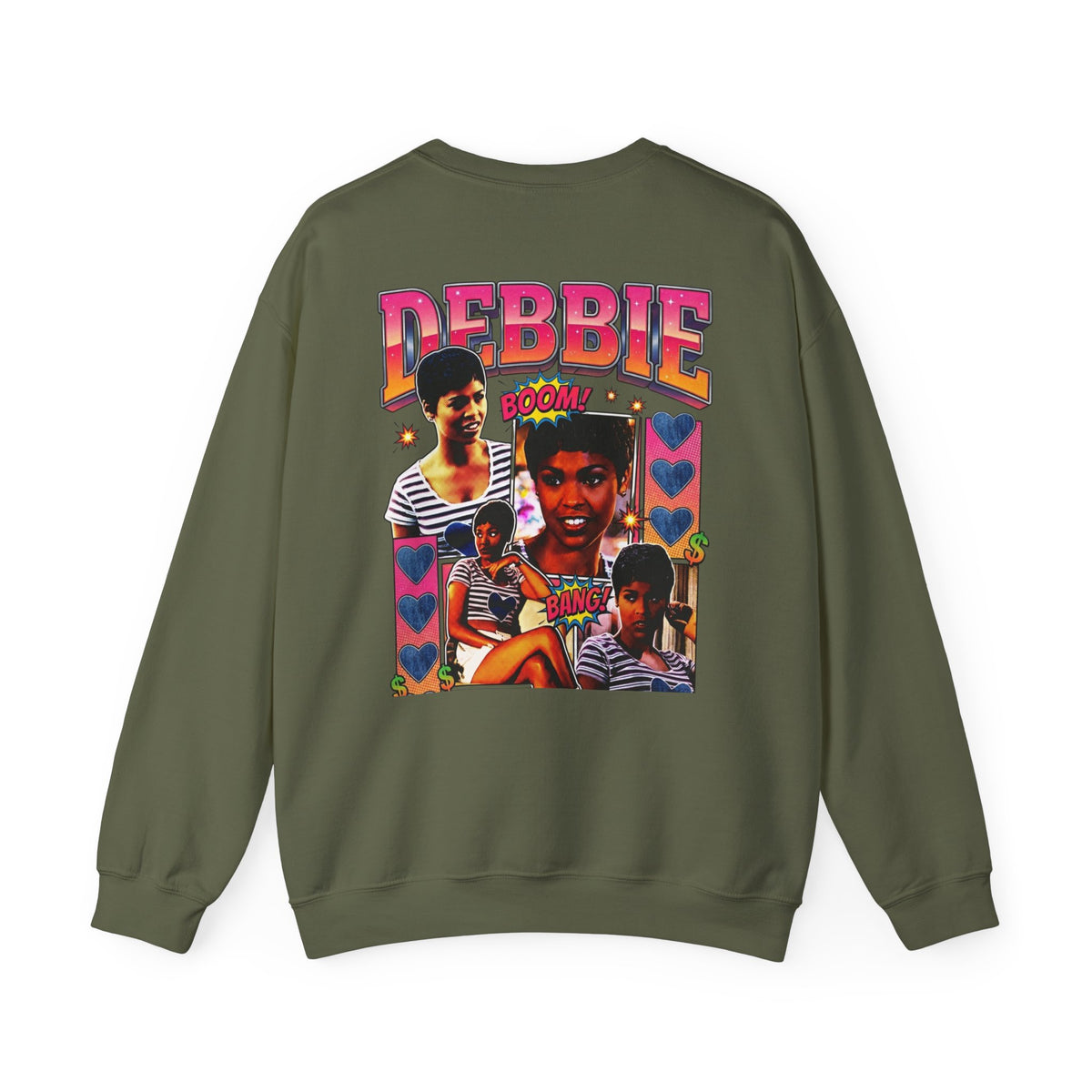Debbie Retro Photo Collage Crewneck Sweatshirt
