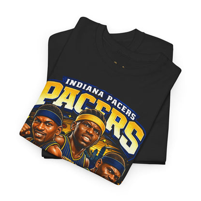 Indiana Pacers Vintage Players Graphic Tee — "Pacers" O'Neal & Jackson Tribute