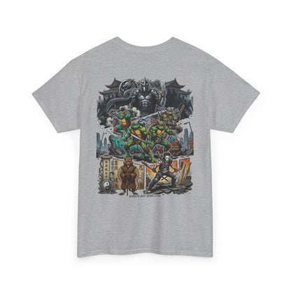 Teenage Mutant Ninja Turtles Graphic Tee — Retro Comic Backprint