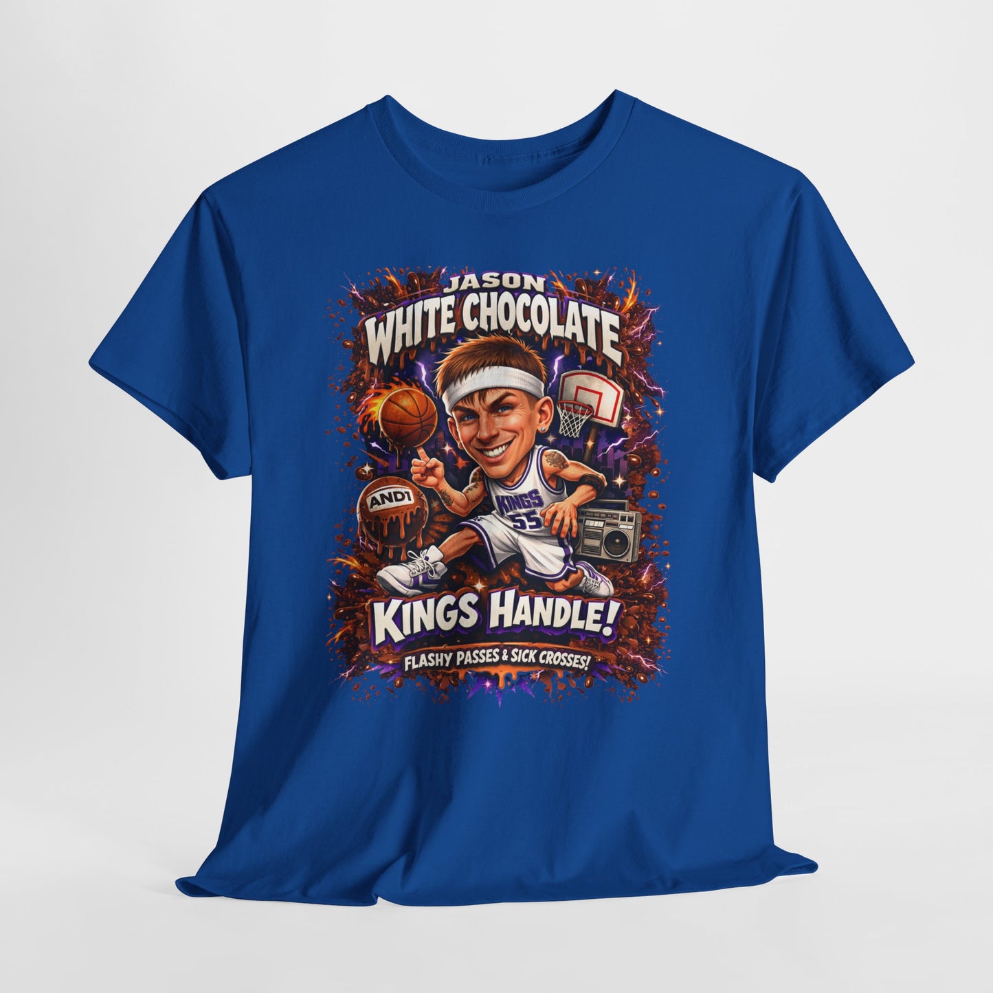 White Chocolate Kings Handle Basketball T-Shirt
