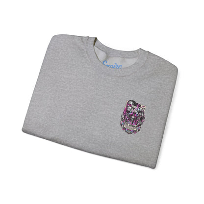 Retro Wrestling Crewneck Sweatshirt – 'The Hitman' Neon Bret Hart Graphic