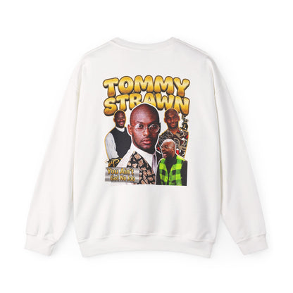 Martin Graphic Crewneck Sweatshirt — Vintage Retro Tommy Strawn Photo Collage