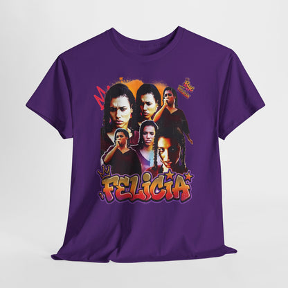 Bye Felicia Graphic Tee — Retro Movie Collage Portrait T-Shirt