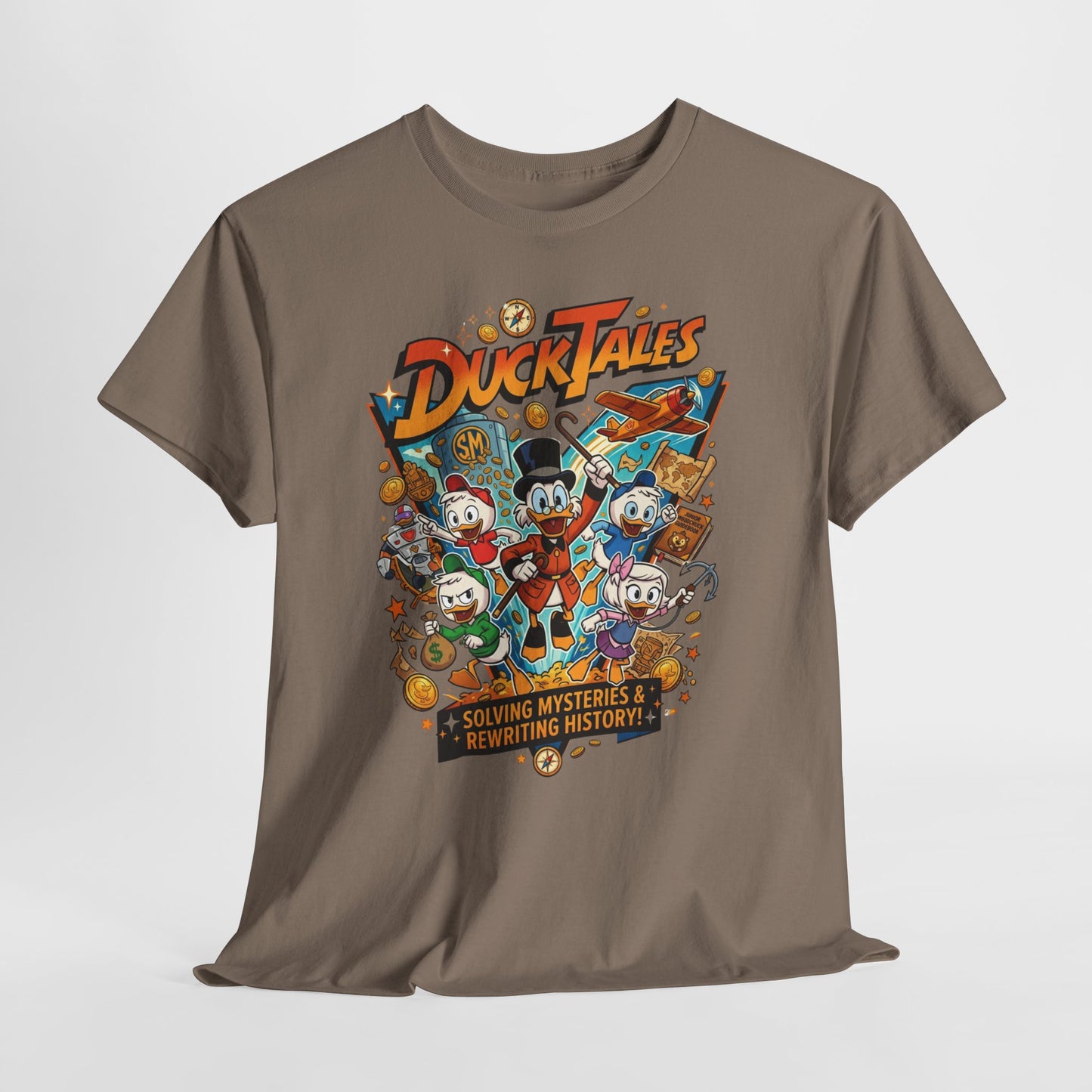 DuckTales Graphic Tee — Retro Scrooge & Nephews Adventure Shirt