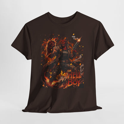 Hellboy Graphic Tee — Vintage Comic Illustration T-Shirt
