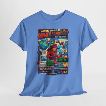 Carmen Sandiego Retro Game Poster T-Shirt
