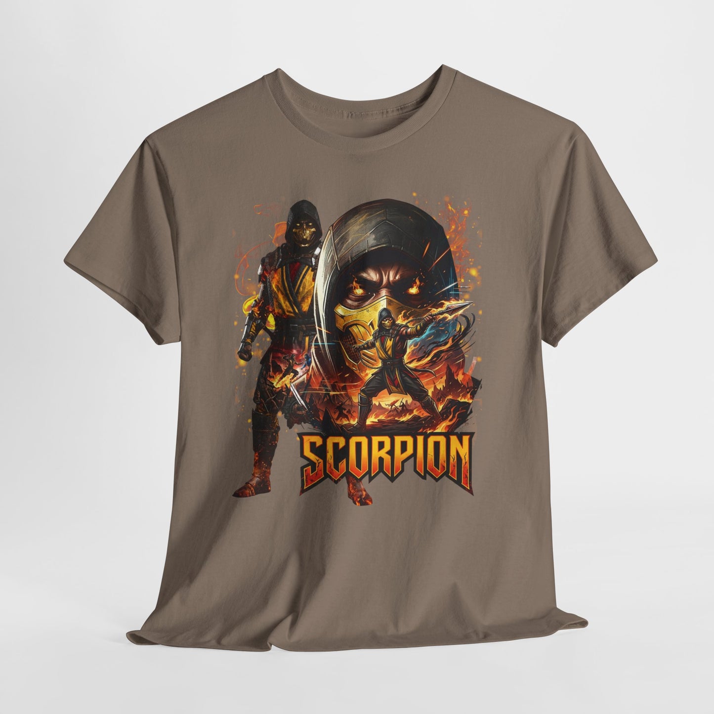 Scorpion Video Game Tee - Retro Fighter Graphic Shirt