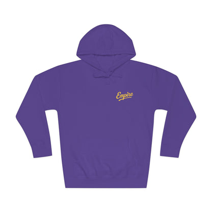 EMPIRE Unisex Fleece Hoodie with Embroidered Design