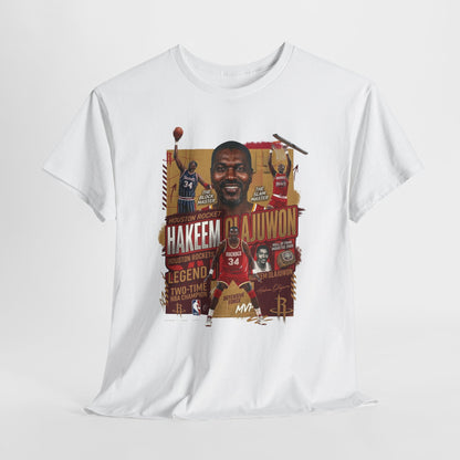 Basketball Legend Graphic Tee — Hakeem Olajuwon Tribute