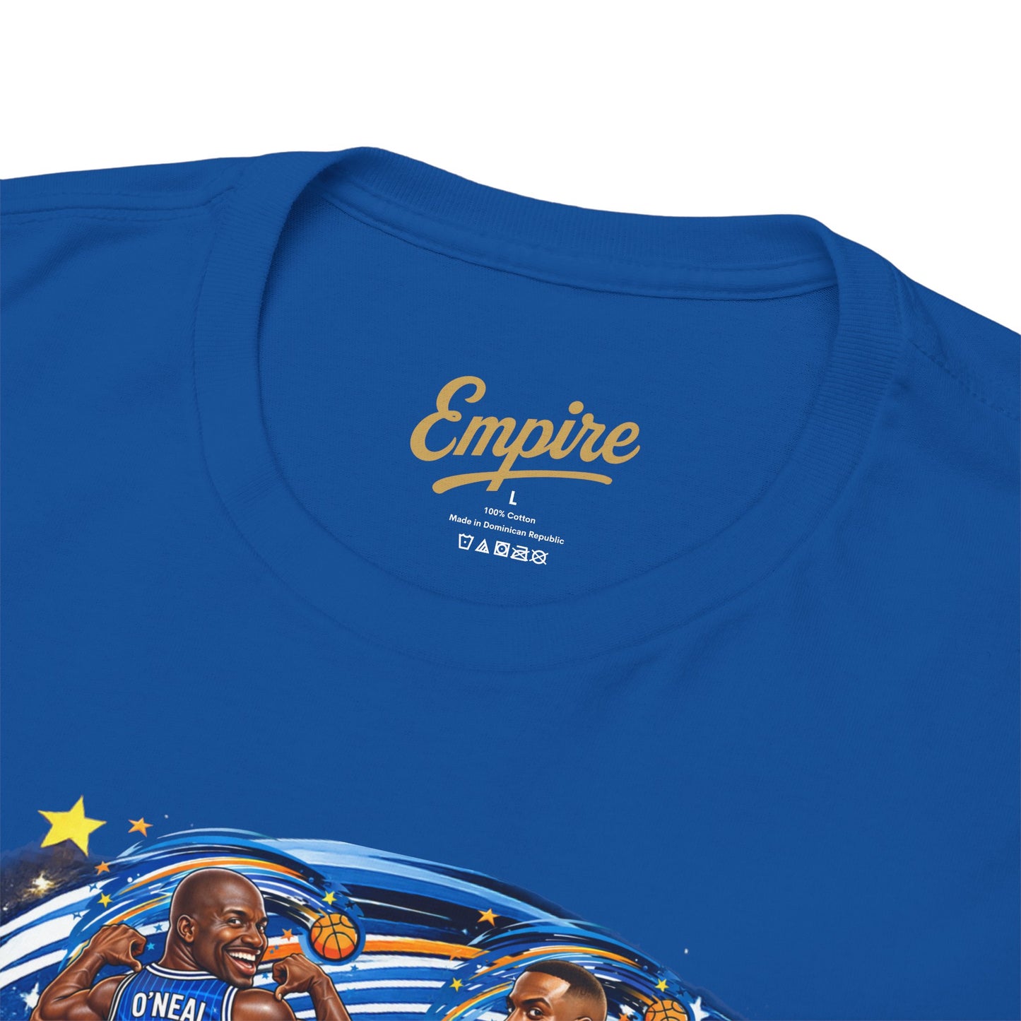 Orlando Magic Basketball Tee — Shaq & Penny Retro Cartoon Design