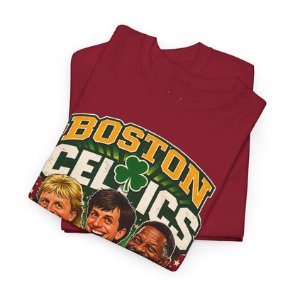 Boston Celtics "Legends of the Parquet" Tee - Retro Basketball Fan Shirt