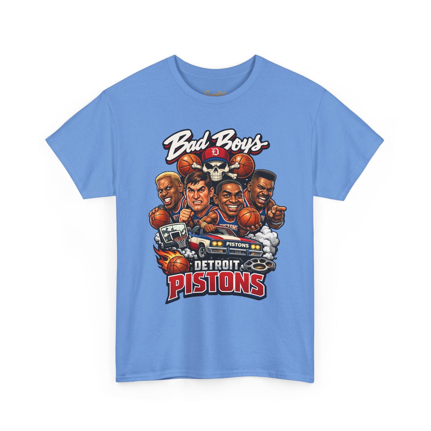 Detroit Pistons "Bad Boys" T-Shirt — Vintage Basketball Team Tee