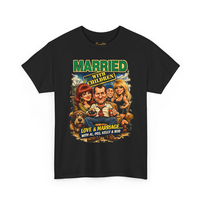 Married with Children Retro TV Tee — Vintage Sitcom Graphic Shirt