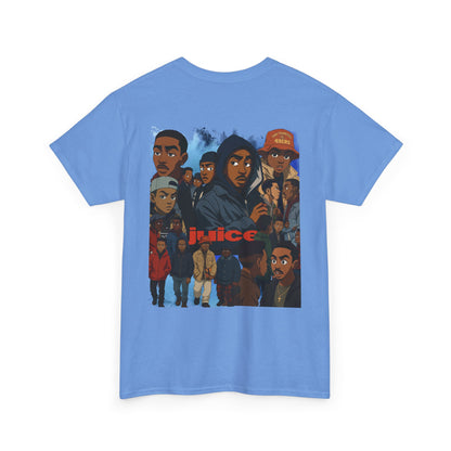 Juice Movie Tribute Unisex Heavy Cotton Tee - Vintage Graphic Tee for Hip-Hop Fans