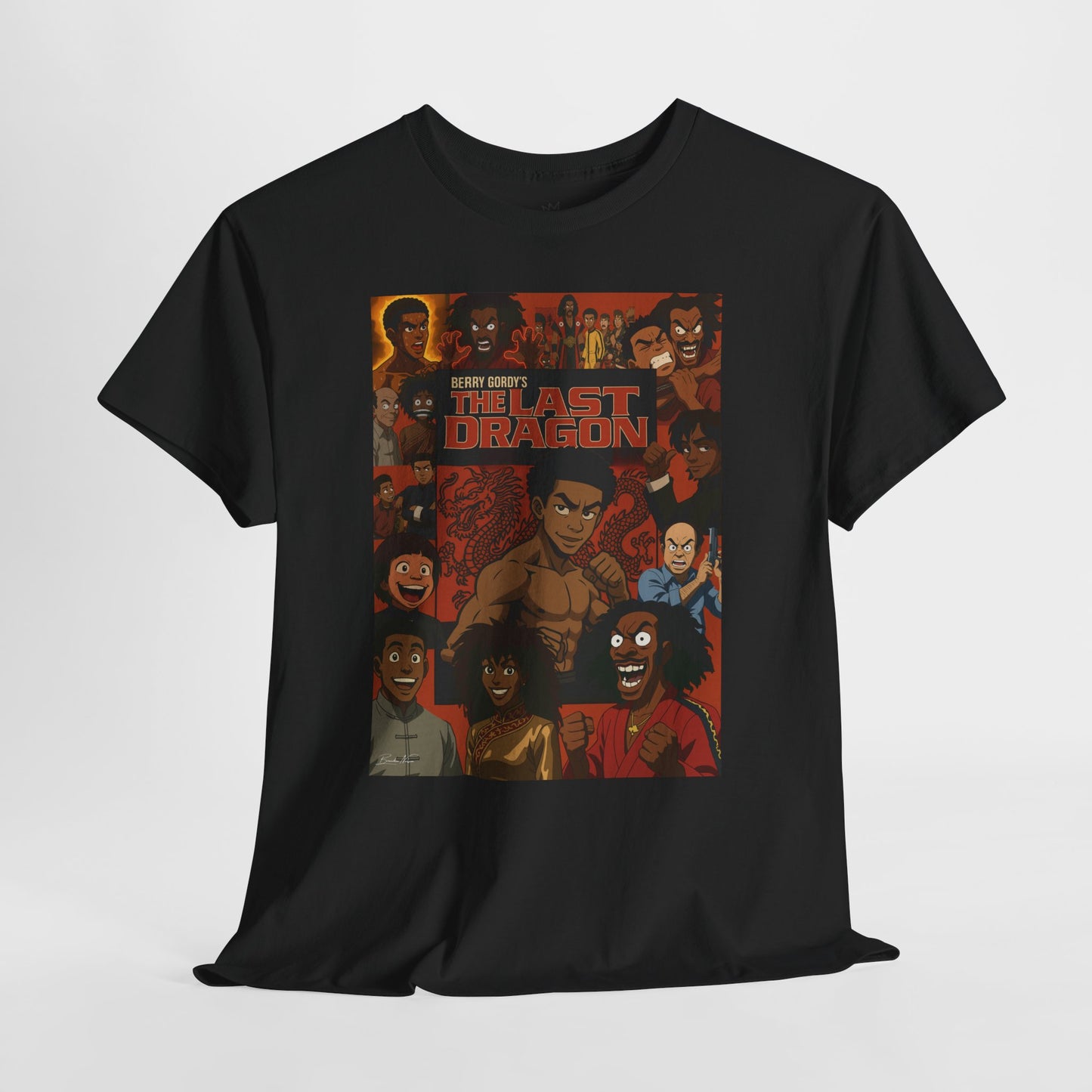 Retro Last Dragon Unisex Heavy Cotton Tee | Perfect for Fans & Casual Wear