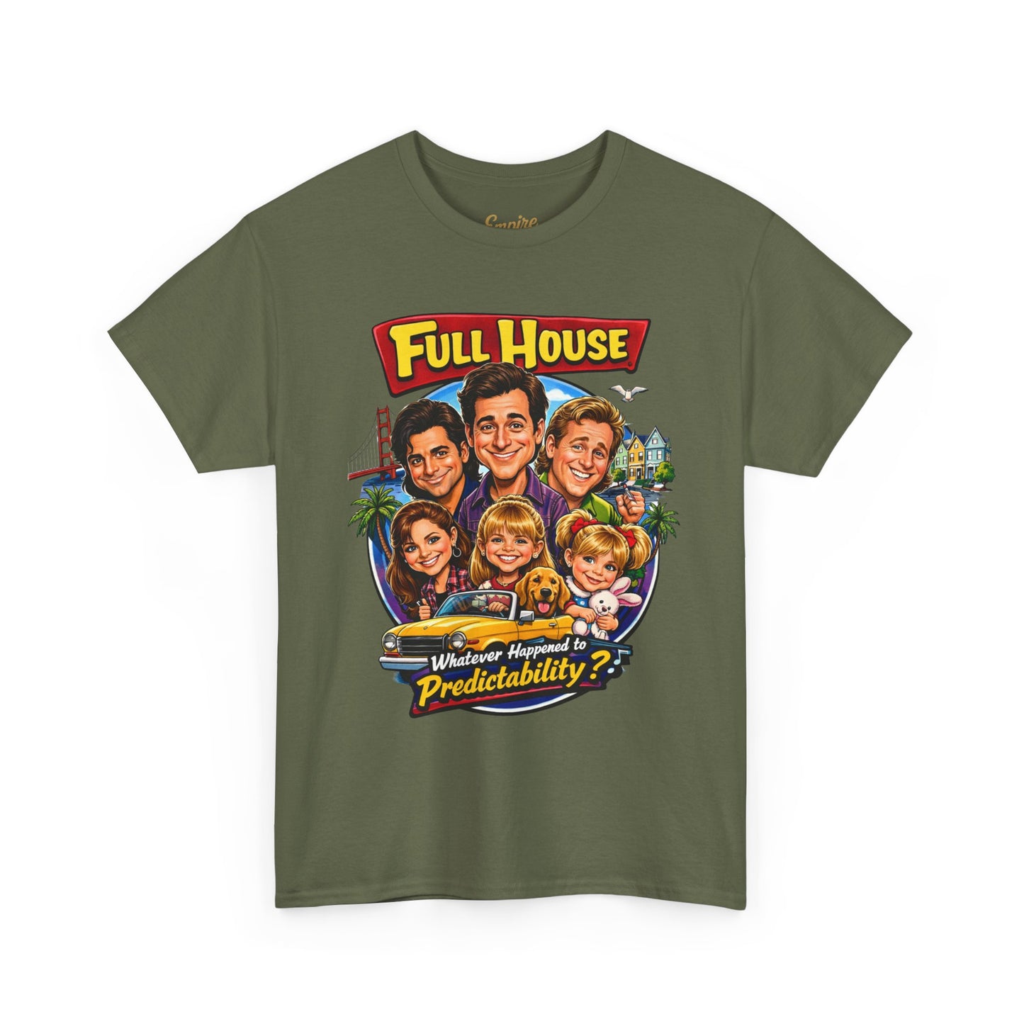 Full House Retro Graphic Tee — "Whatever Happened to Predictability?"