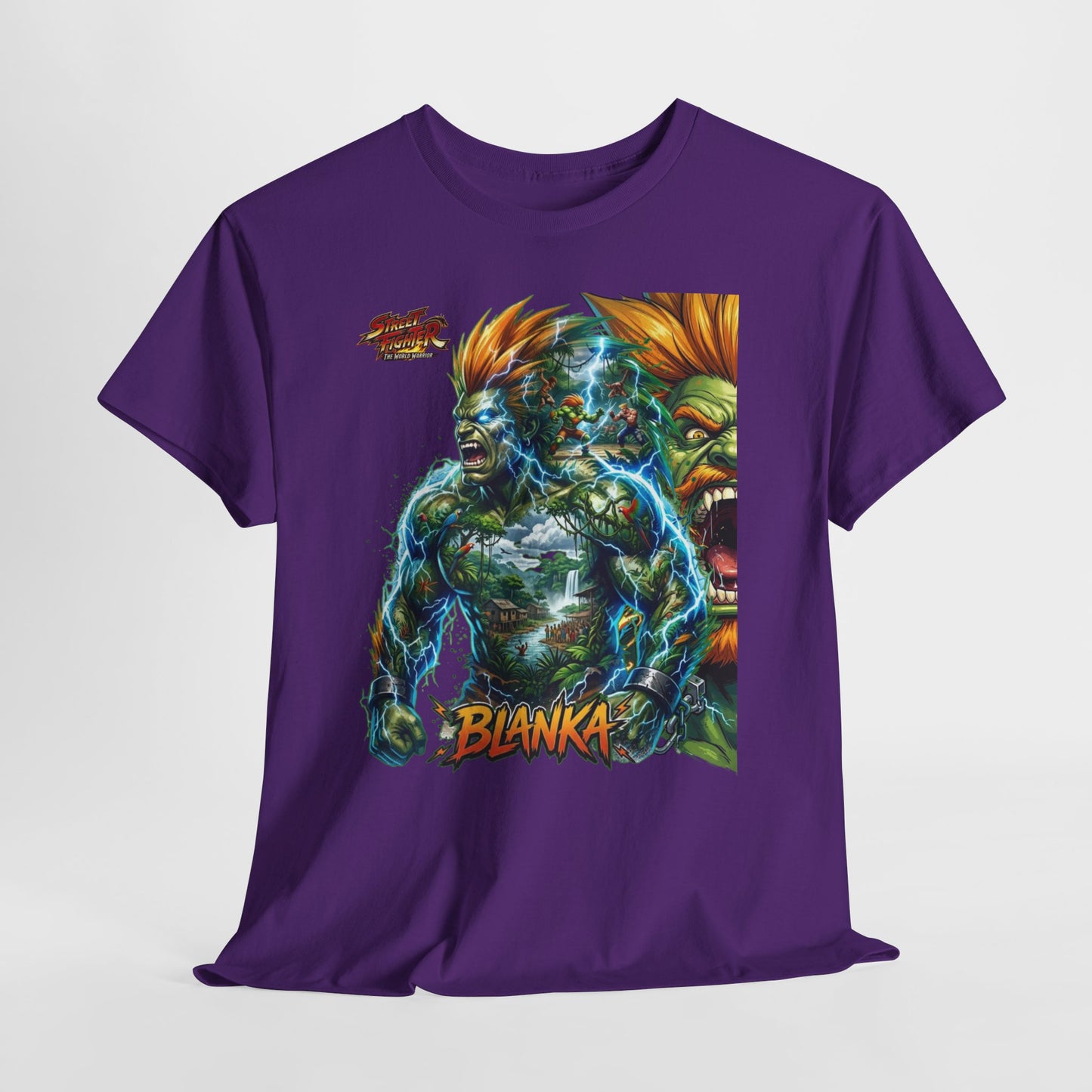 Blanka Lightning Warrior Tee — Retro Fighting Game Graphic T-Shirt