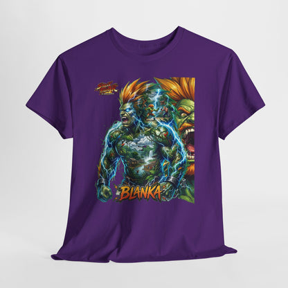 Blanka Lightning Warrior Tee — Retro Fighting Game Graphic T-Shirt