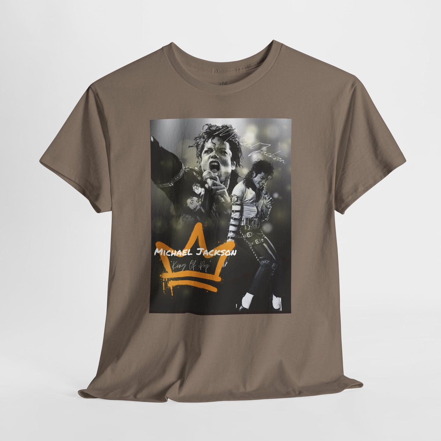 Michael Jackson Graphic Unisex Heavy Cotton Tee - Vintage Style Music Apparel