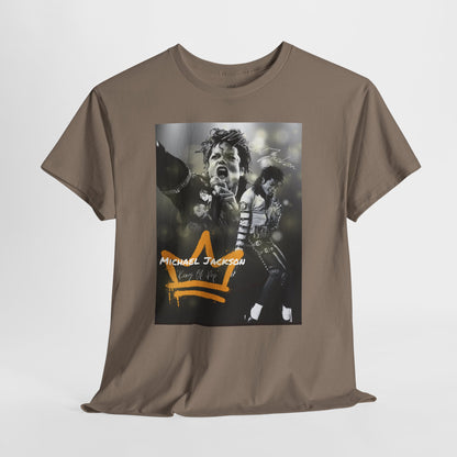 Michael Jackson Graphic Unisex Heavy Cotton Tee - Vintage Style Music Apparel