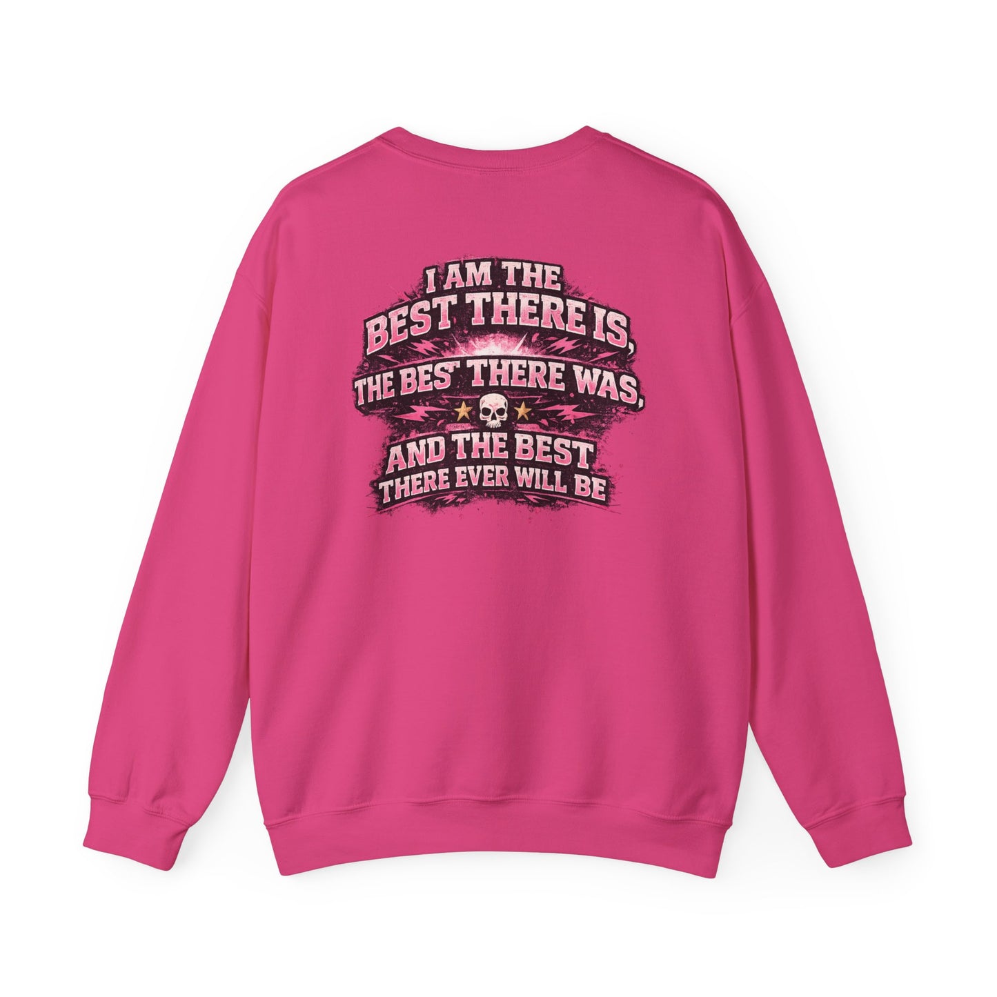 Bret Hart Crewneck Sweatshirt — "I Am The Best There Is" Retro Wrestling Pullover