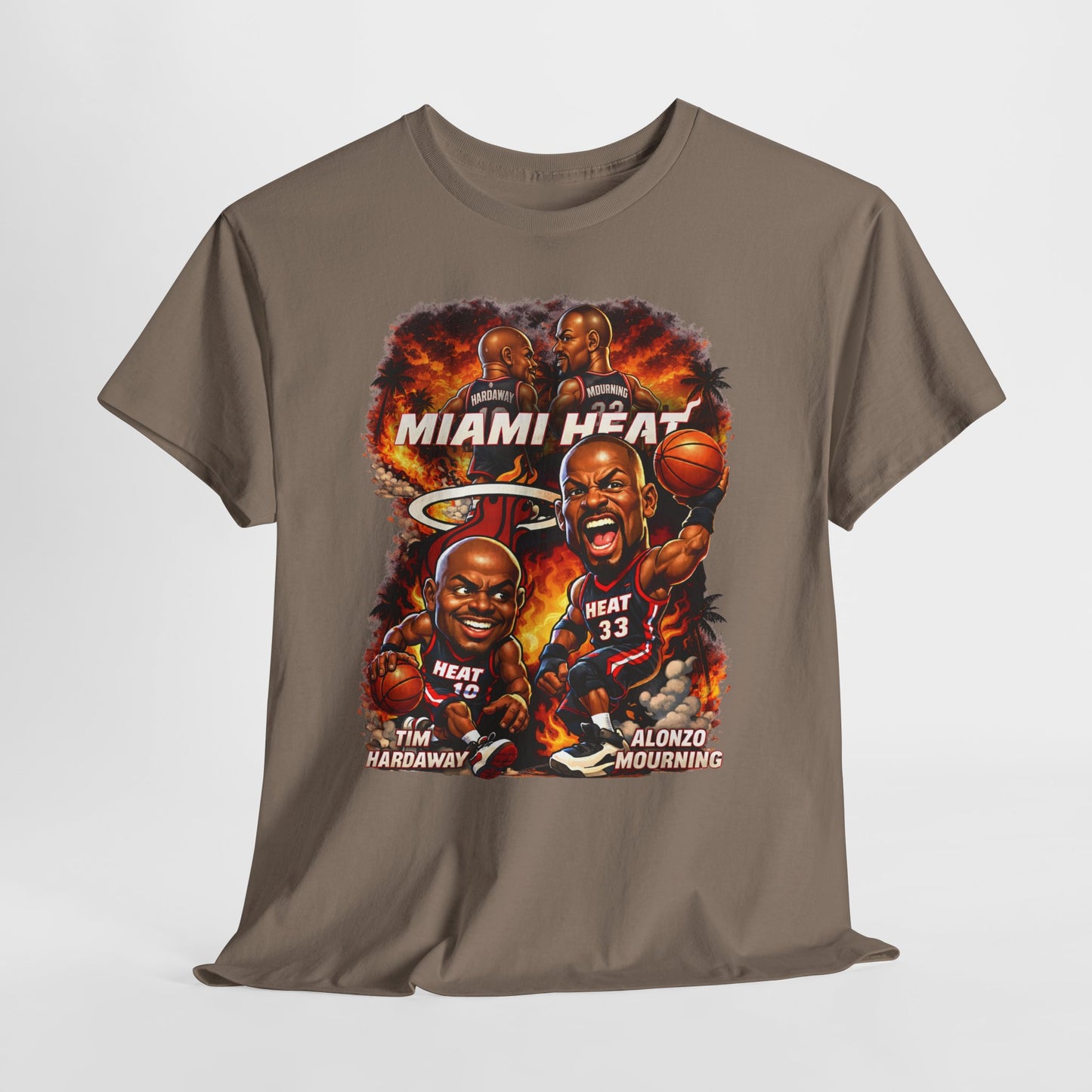 Miami Heat Retro Players Graphic Tee — Vintage Basketball Fan Shirt