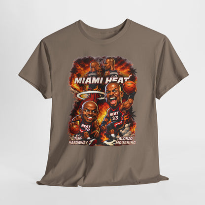 Miami Heat Retro Players Graphic Tee — Vintage Basketball Fan Shirt