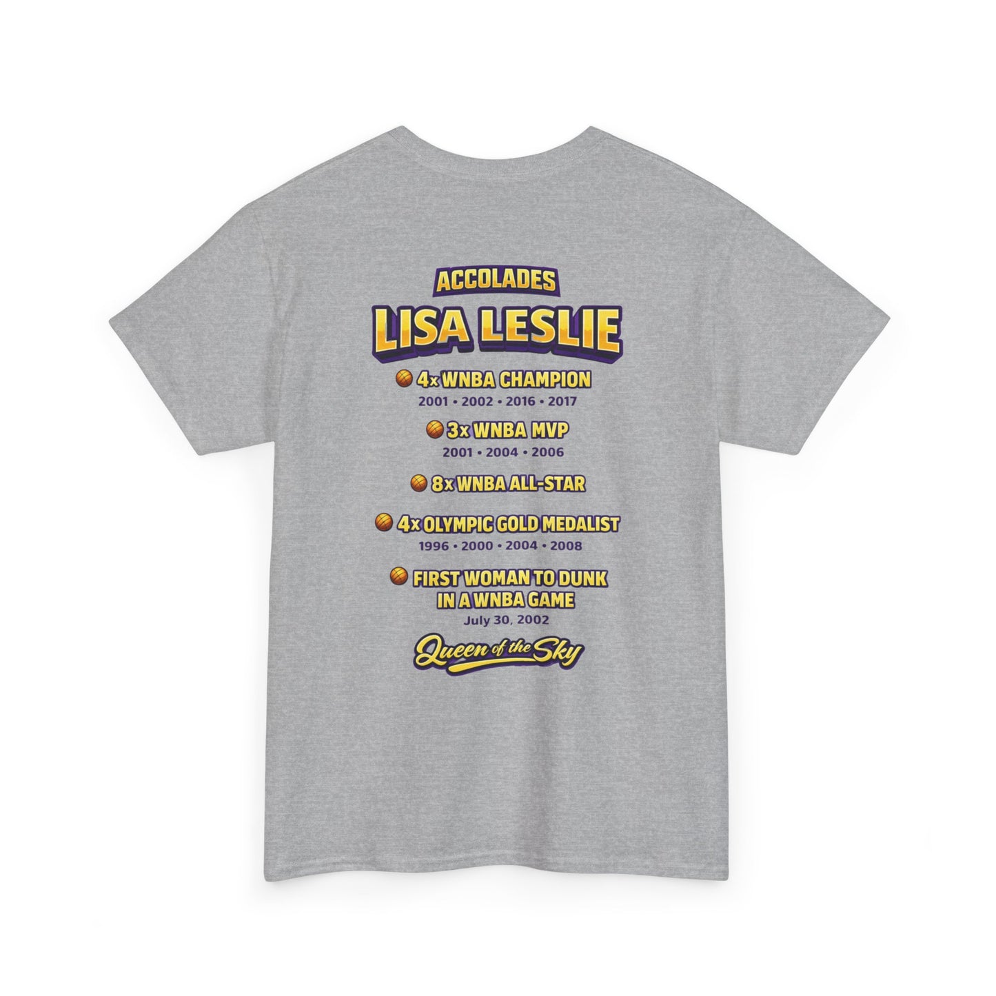 "Queen of the Sky" Lisa Leslie Trailblazer Basketball Tee