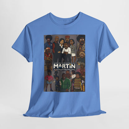 Vintage Martin T-Shirt - Unisex Heavy Cotton Tee for Nostalgic Fans